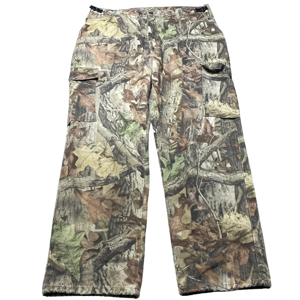 Wrangler Outdoor Gear Pants Mens 40x31 Brown Advantage Camo Cargo Hunting